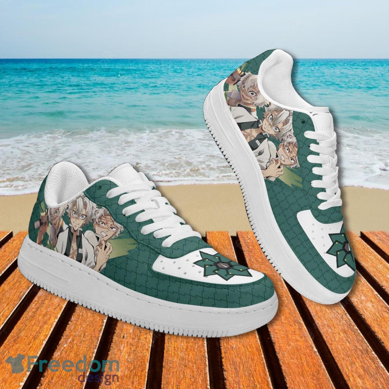 Demon Slayer Sanemi Shinazugawa Anime Air Force Shoes Product Photo 2