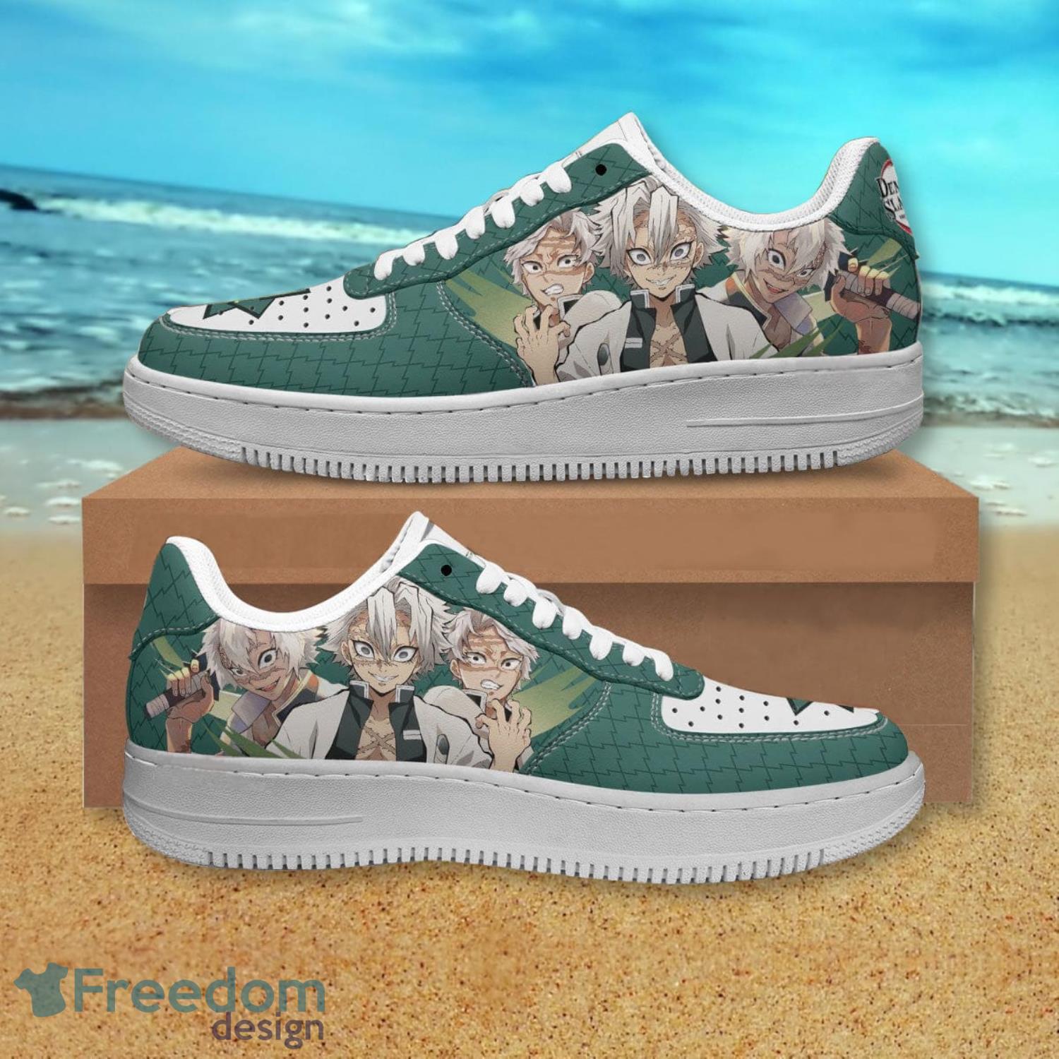 Demon Slayer Sanemi Shinazugawa Anime Air Force Shoes Product Photo 1