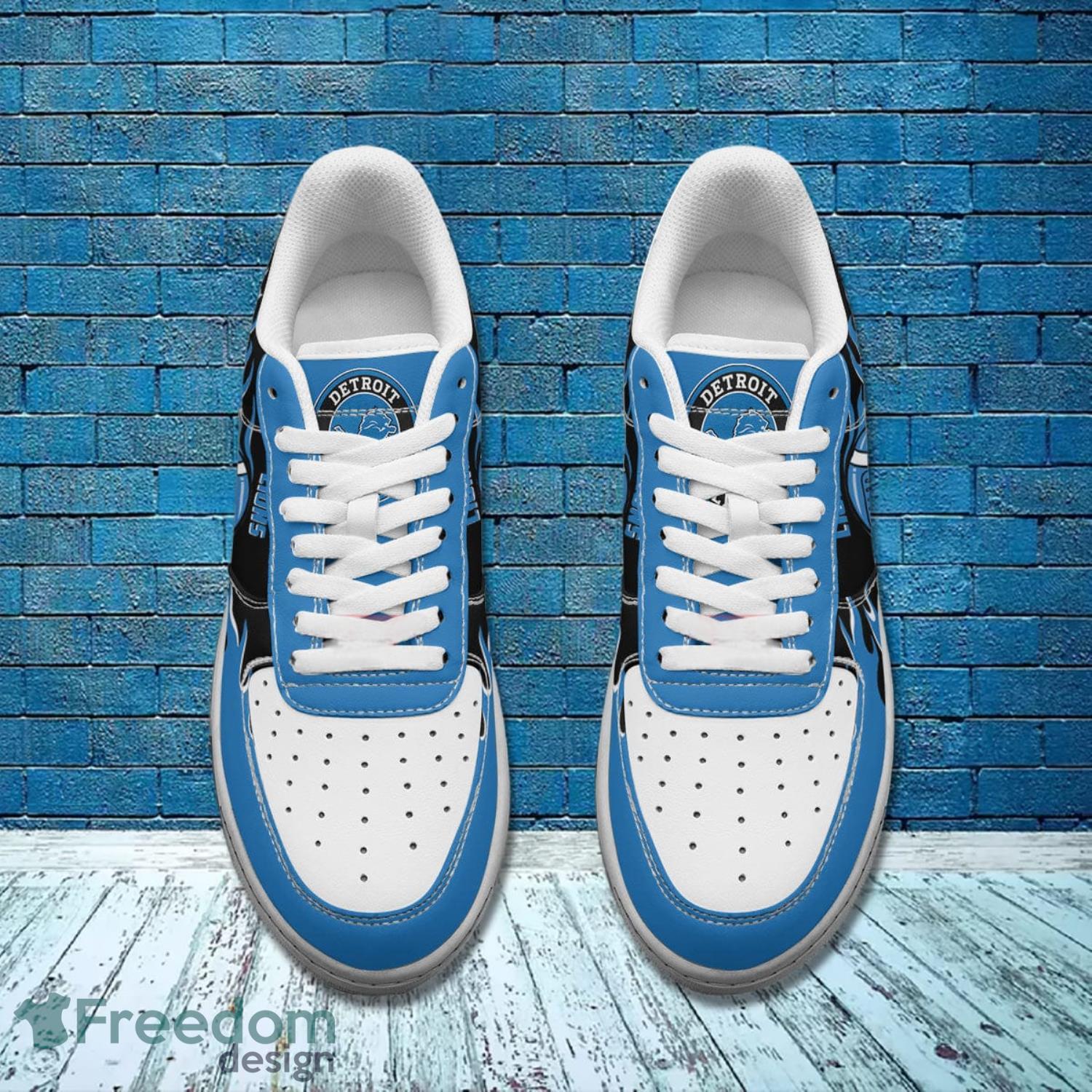 Circle Logo Detroit Lions High Top Shoes Gift For Passionate Fans