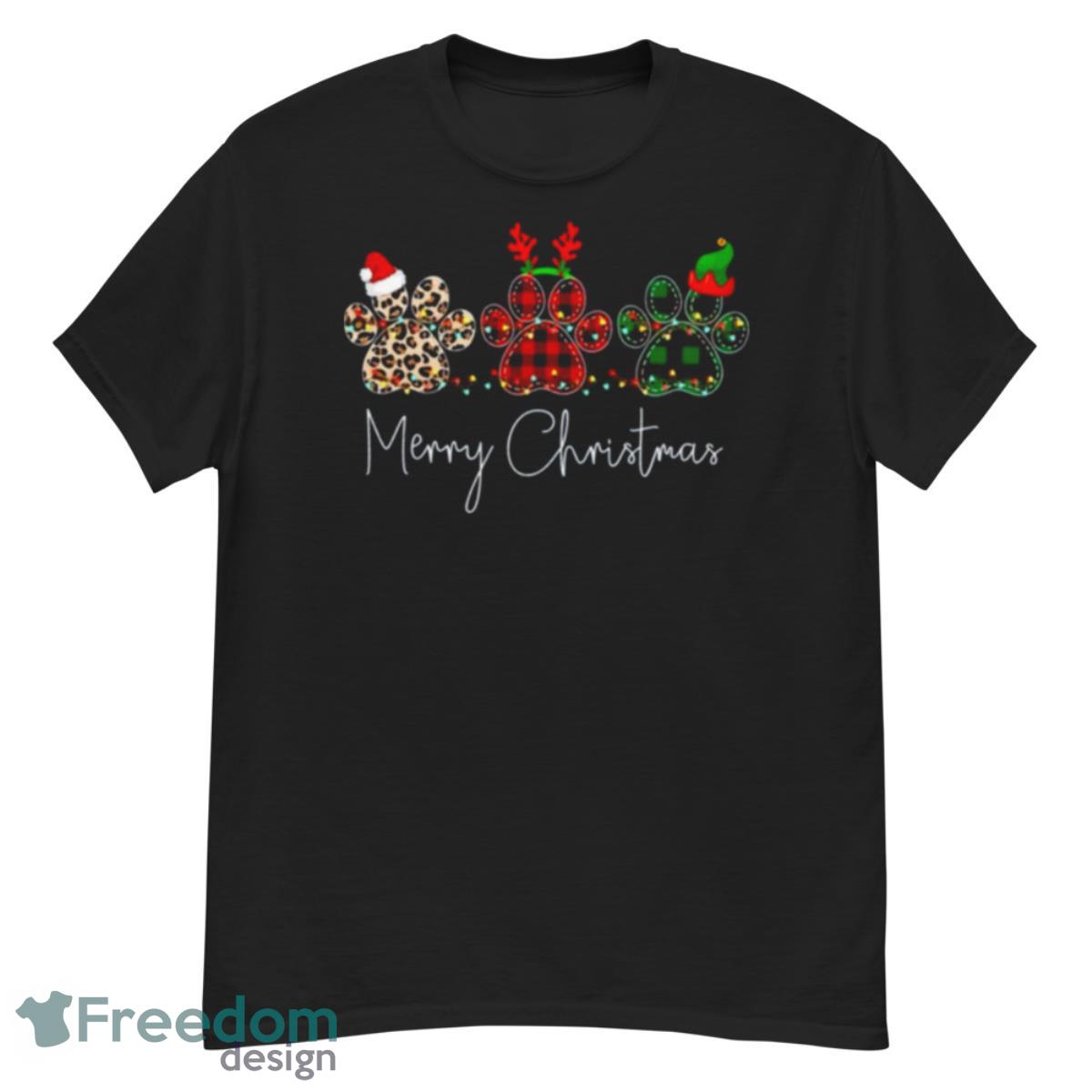 Dog Paws Christmas Shirt - G500 Men’s Classic T-Shirt