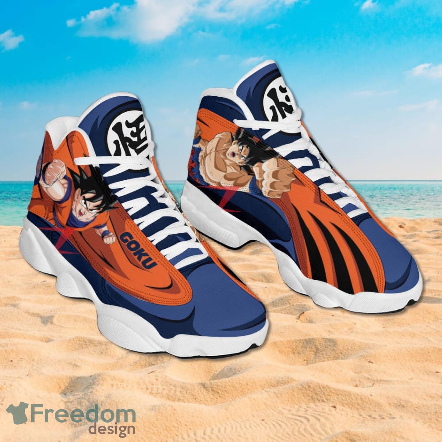 Dragon Ball Goku Air Jordan 13 Sneakers Anime Shoes Gift For Fans Product Photo 2