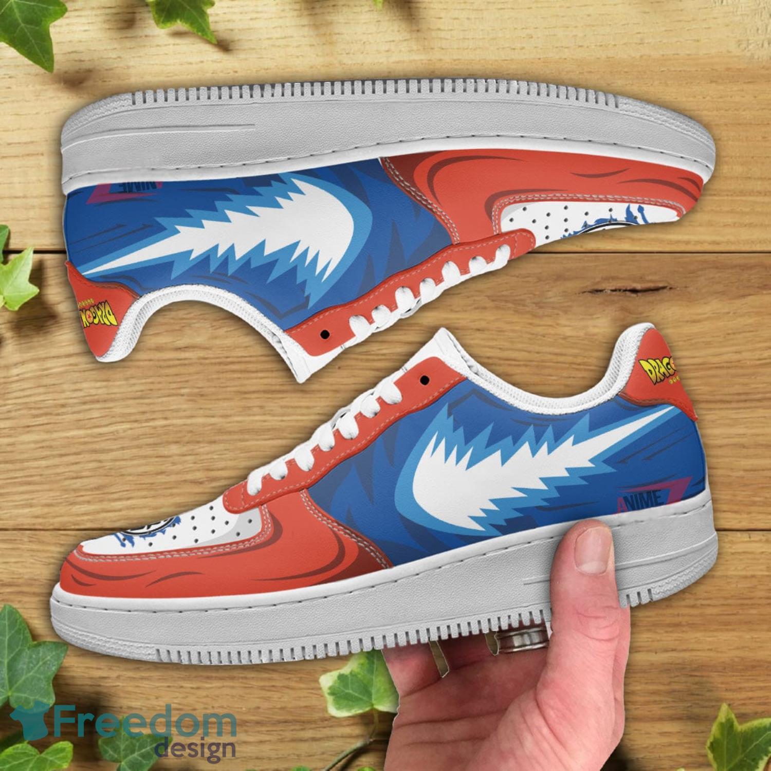 Dragon Ball Goku Super Saiyan Blue Air Force Shoes Gift For Animes Fans Product Photo 2