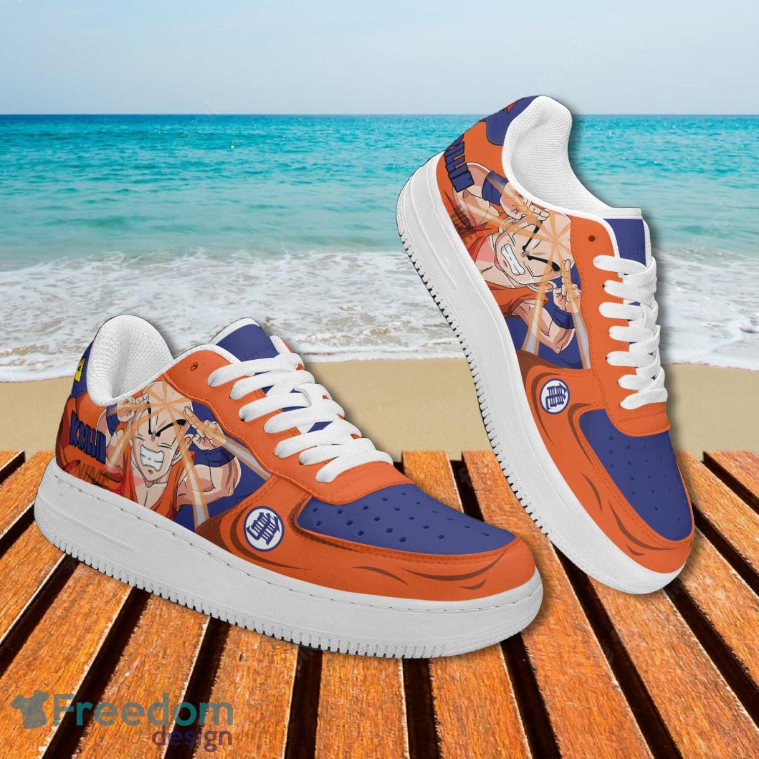 Dragon Ball Krillin Air Force Shoes Gift For Animes Fans Product Photo 2