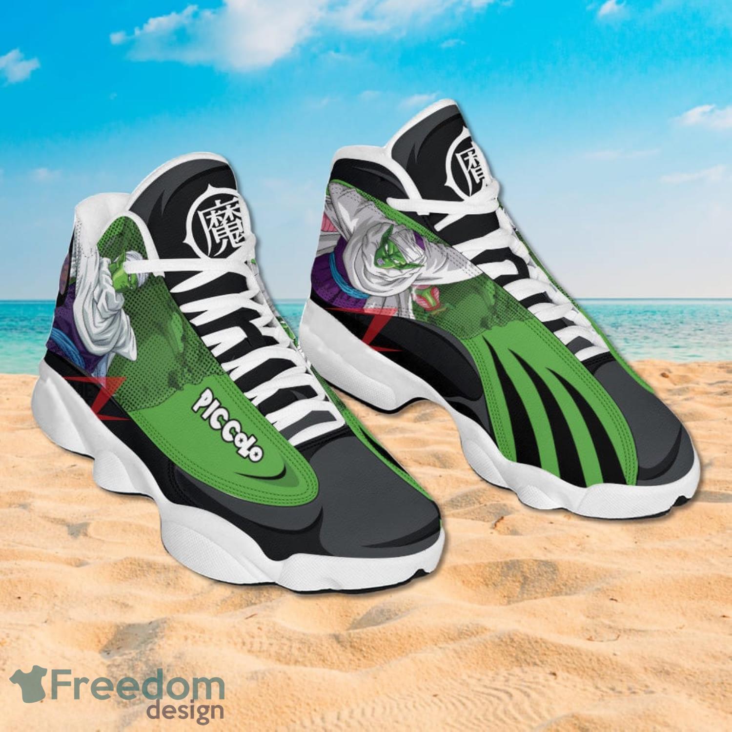 Dragon Ball Piccolo Air Jordan 13 Sneakers Anime Shoes Gift For Fans Product Photo 2