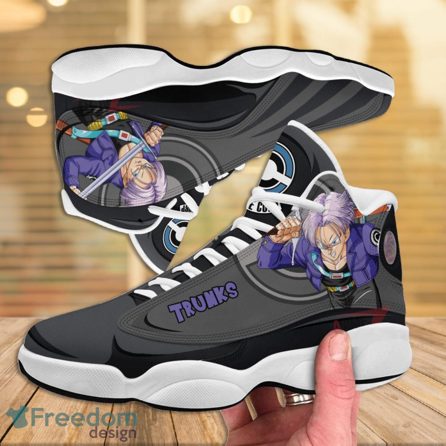 Dragon Ball Trunks Air Jordan 13 Sneakers Anime Shoes Gift For Fans Product Photo 2