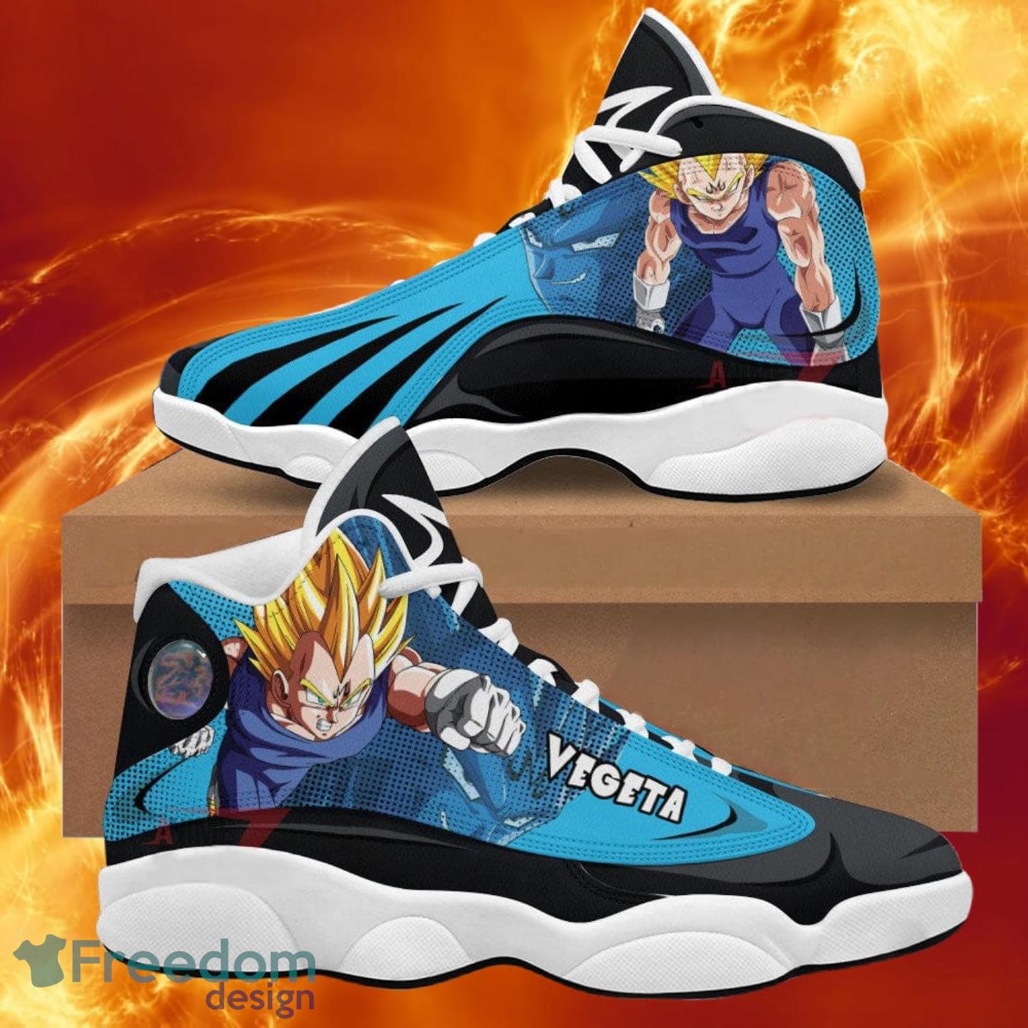 Dragon Ball Vegeta Air Jordan 13 Sneakers Anime Shoes Gift For Fans Product Photo 1