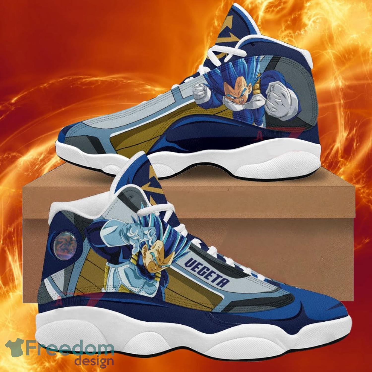 Dragon Ball Vegeta Air Jordan 13 Sneakers Anime Shoes Product Photo 1