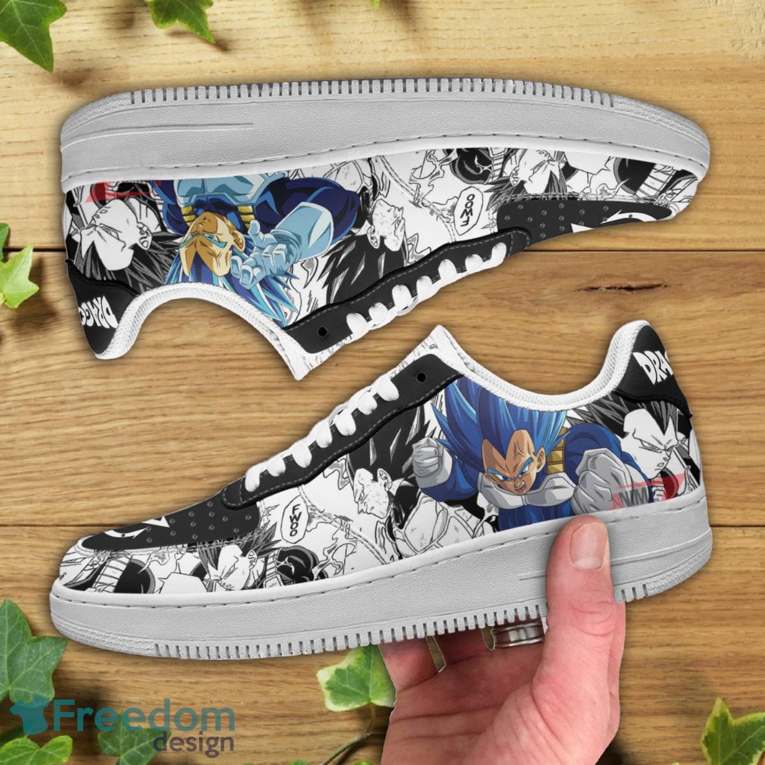 Dragon Ball Vegeta Blue Sneakers Air Force Shoes Gift For Animes Fans Product Photo 2