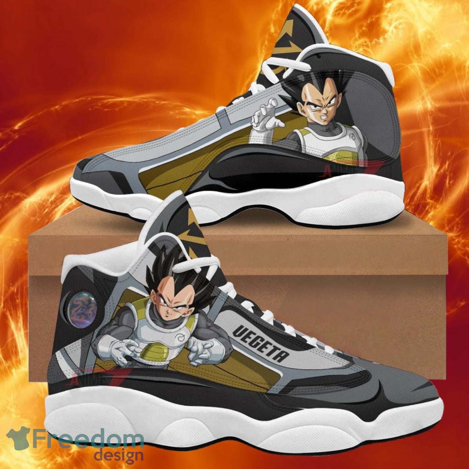 Dragon Ball Vegeta Fukkatsu Sneakers Anime Shoes Gift For Fans Product Photo 1