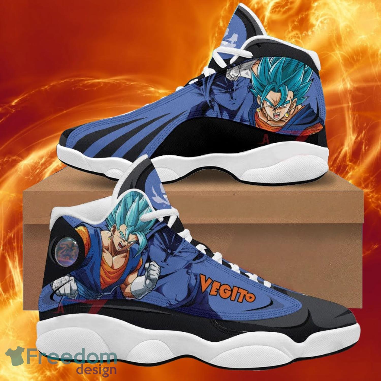 Dragon Ball Vegito Air Jordan 13 Sneakers Anime Shoes Gift For Fans Product Photo 1