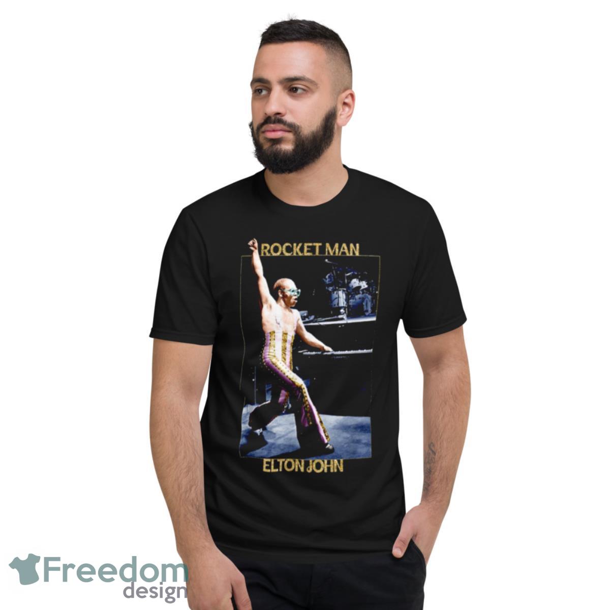 Elton John Simple Funny Rocket Man Outfit Photographic shirt - Freedomdesign