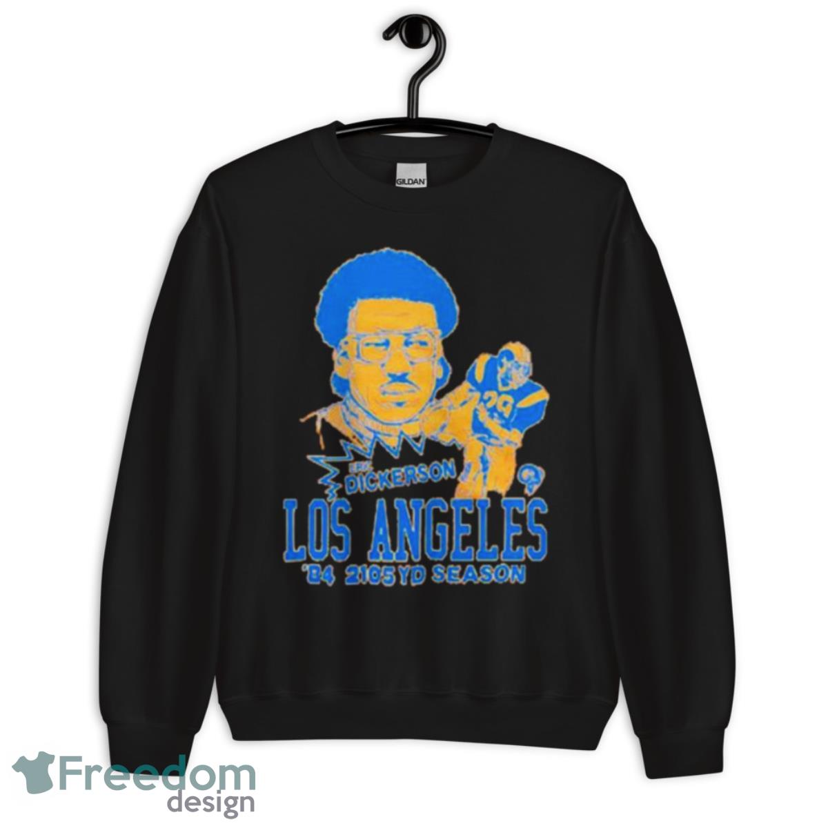 eric Dickerson Los Angeles Rams 84 2105YD season shirt - Unisex Crewneck Sweatshirt eric Dickerson Los Angeles Rams 84 2105YD season shirt - Unisex Crewneck Sweatshirt