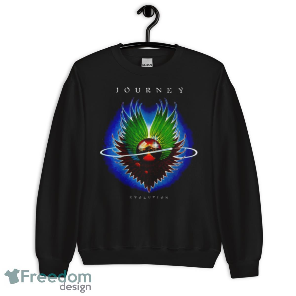Evolution Of Journey Band shirt - Unisex Crewneck Sweatshirt Evolution Of Journey Band shirt - Unisex Crewneck Sweatshirt