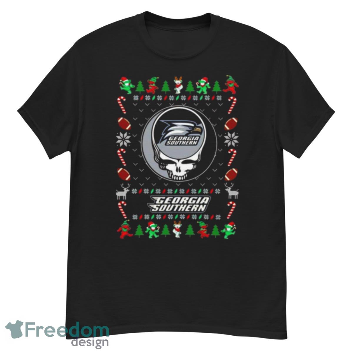 Georgia Southern Eagles Grateful Dead Ugly Christmas Shirt - G500 Men’s Classic T-Shirt