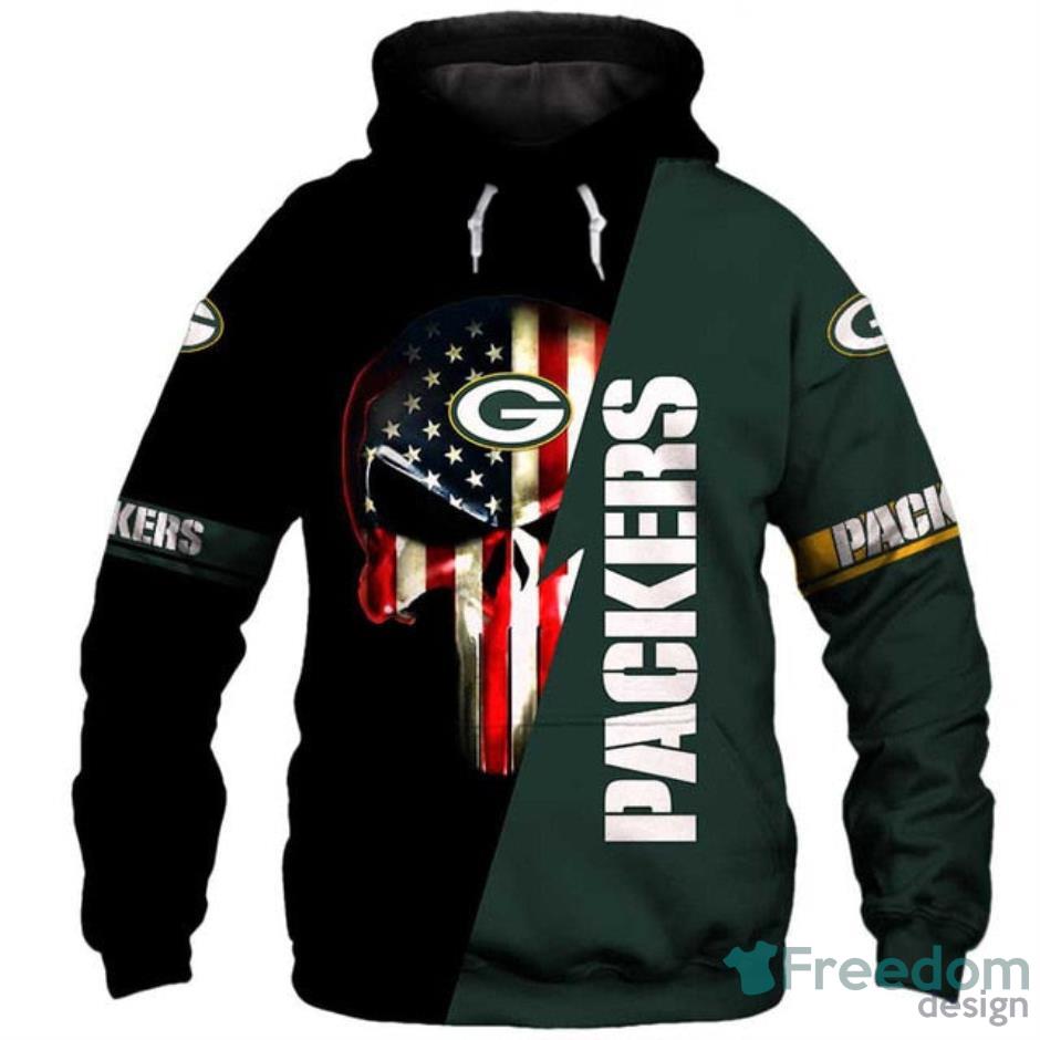 NFL Green Bay Packers Dark Green Gold Camo 3D Pullover Hoodie For Fans -  Freedomdesign