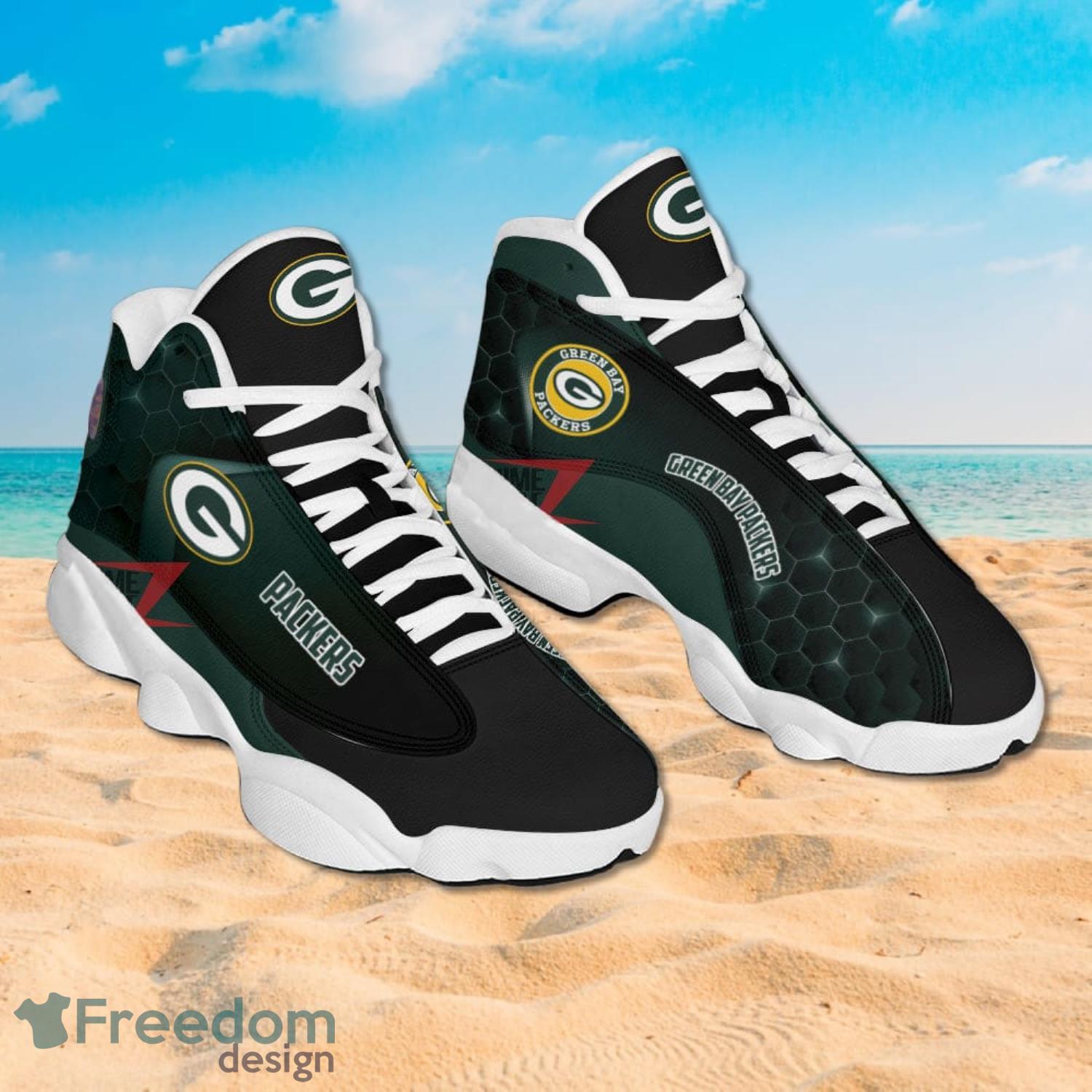 Green Bay Packers Team Air Jordan 13 Shoes