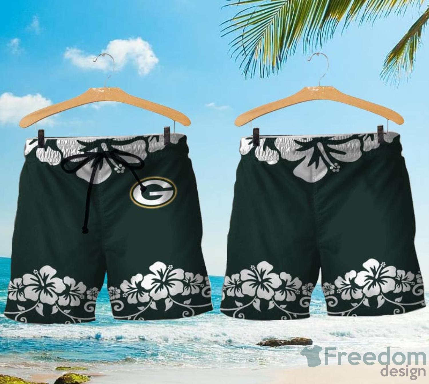 Green Bay Packers Lilo And Stitch Hawaiian Shirt And Shorts