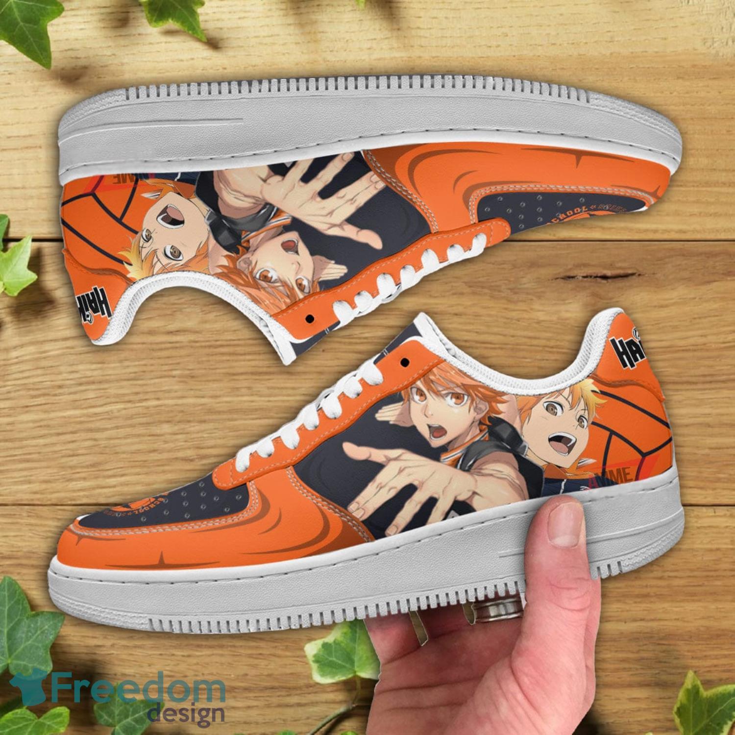 Haikyuu Hinata Shoyo Air Force Shoes Gift For Animes Fans Product Photo 2