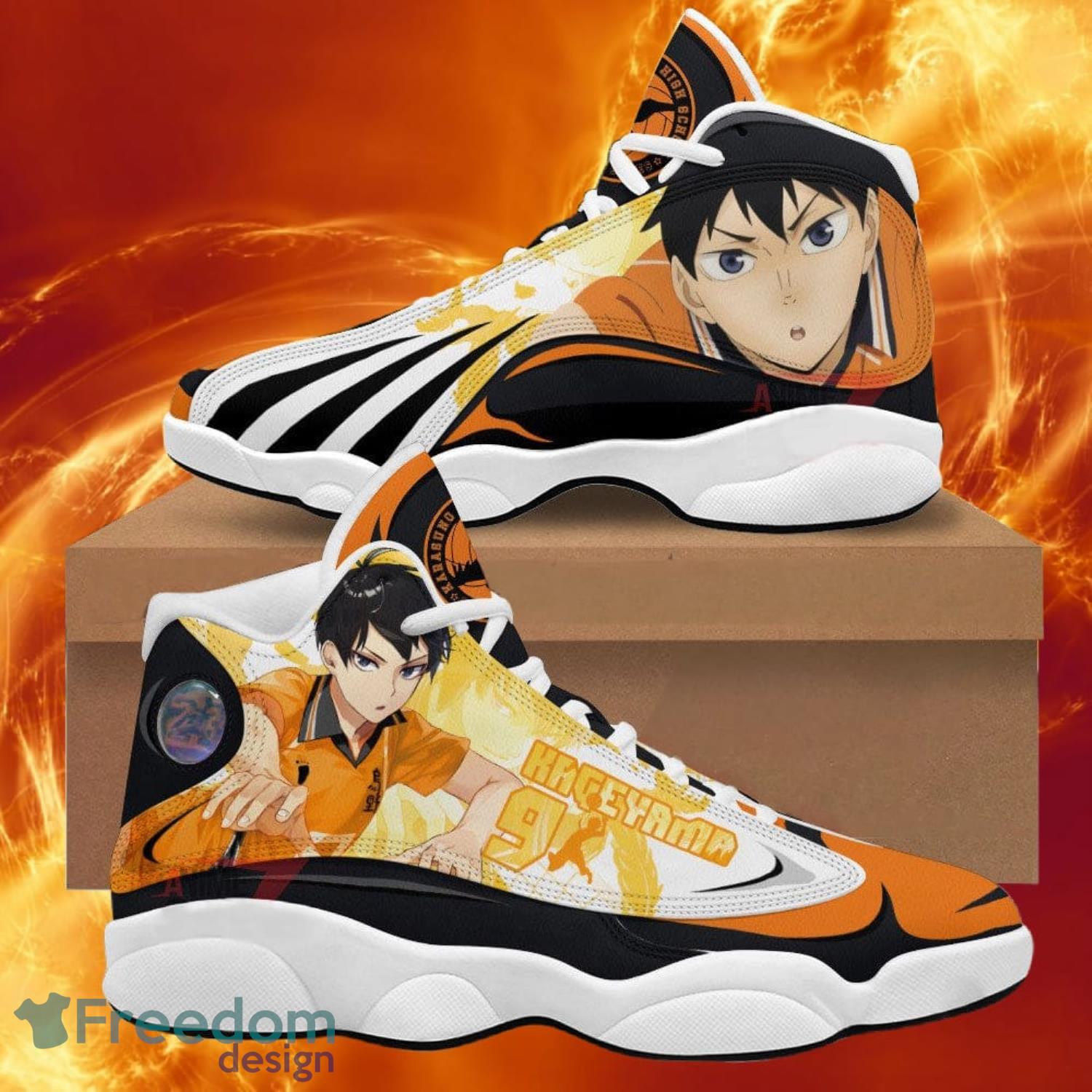 Haikyuu Kageyama Tobio Air Jordan 13 Sneakers Anime Shoes Gift For Fans Product Photo 1