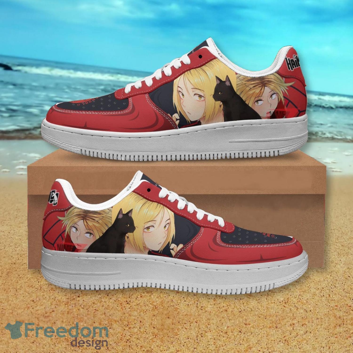 Haikyuu Kenma Kozume Air Force Shoes Gift For Anime's Fans Product Photo 1