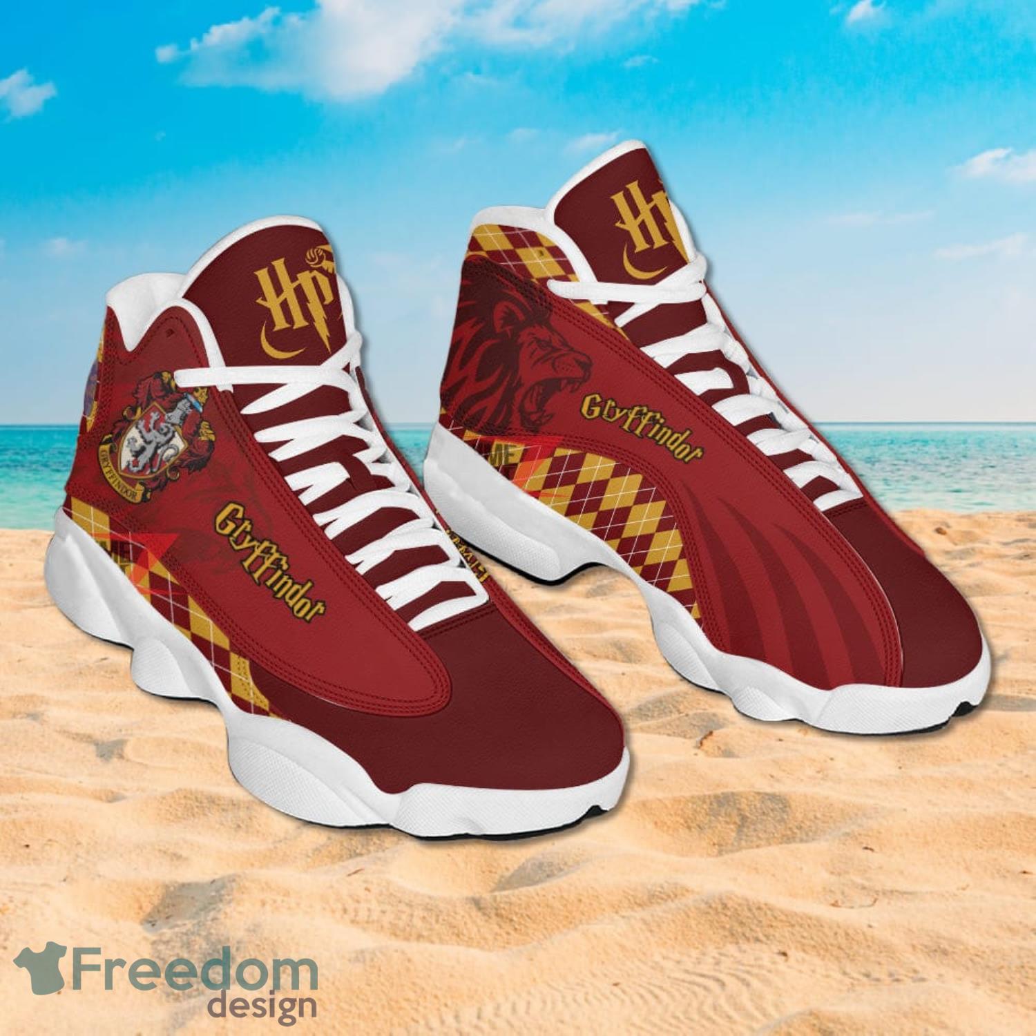 Harry Potter Gryffindor Red Air Jordan 13 Sneakers Freedomdesign