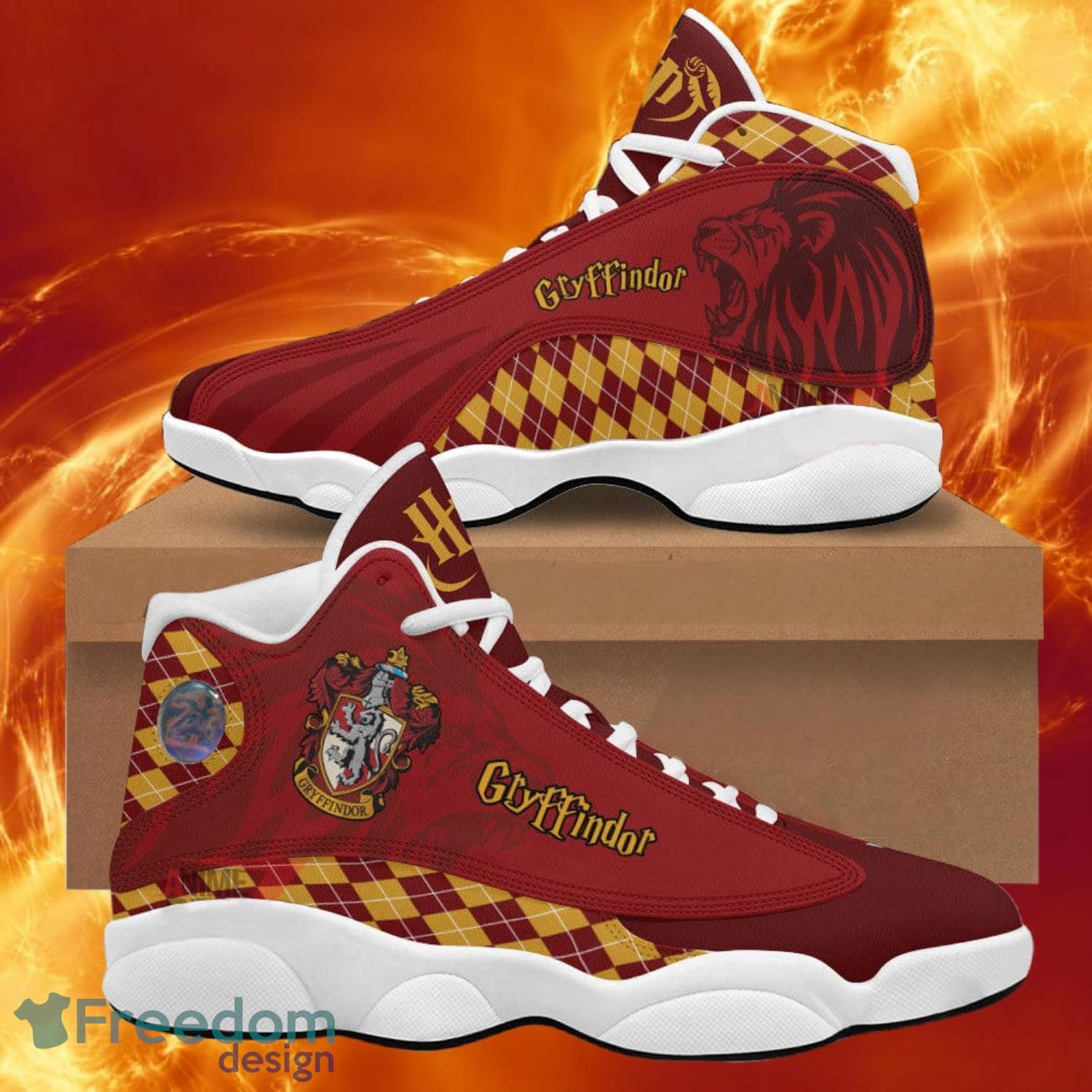 Harry Potter Gryffindor Red Air Jordan 13 Sneakers Product Photo 1