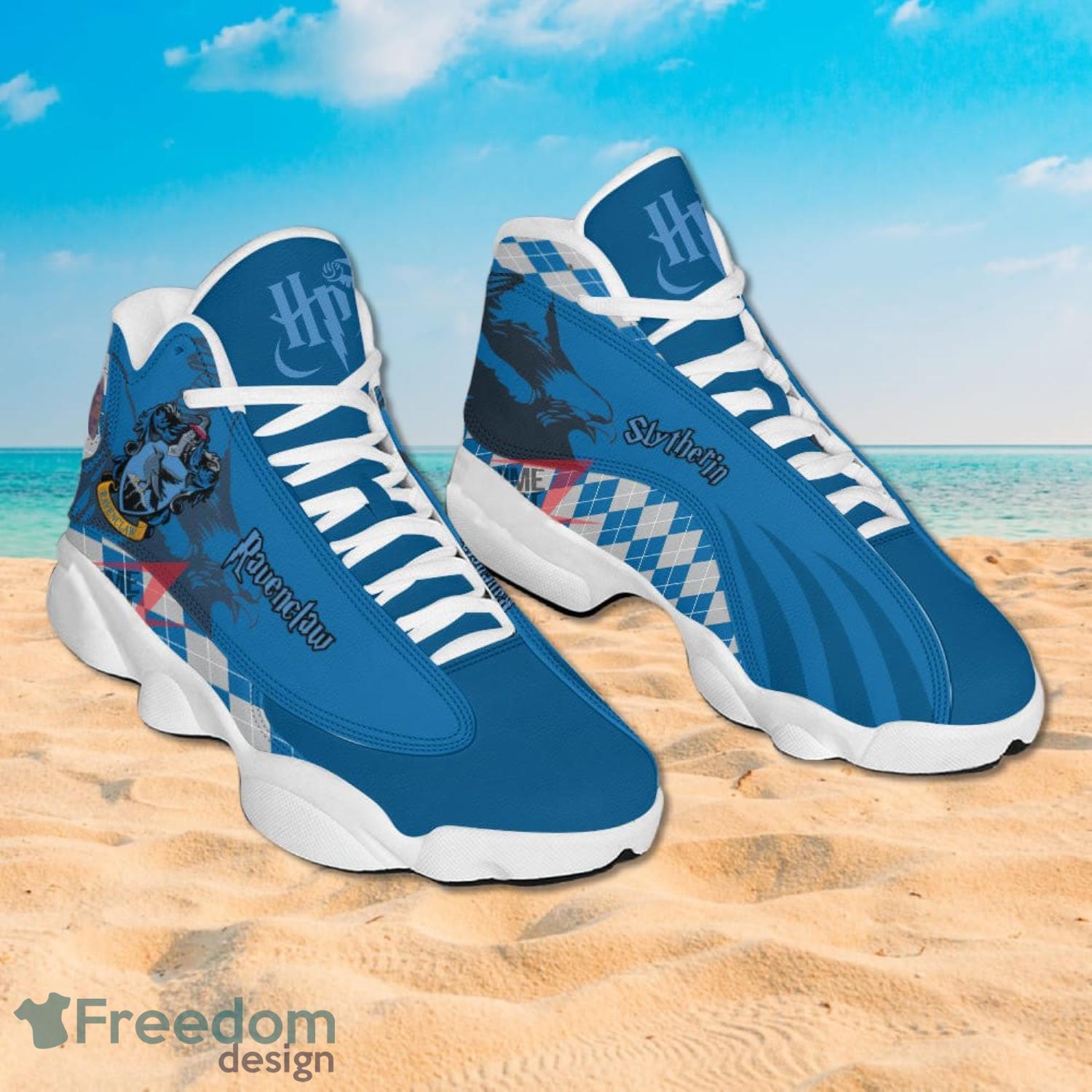 Harry Potter Ravenclaw Blue Air Jordan 13 Sneakers Product Photo 2