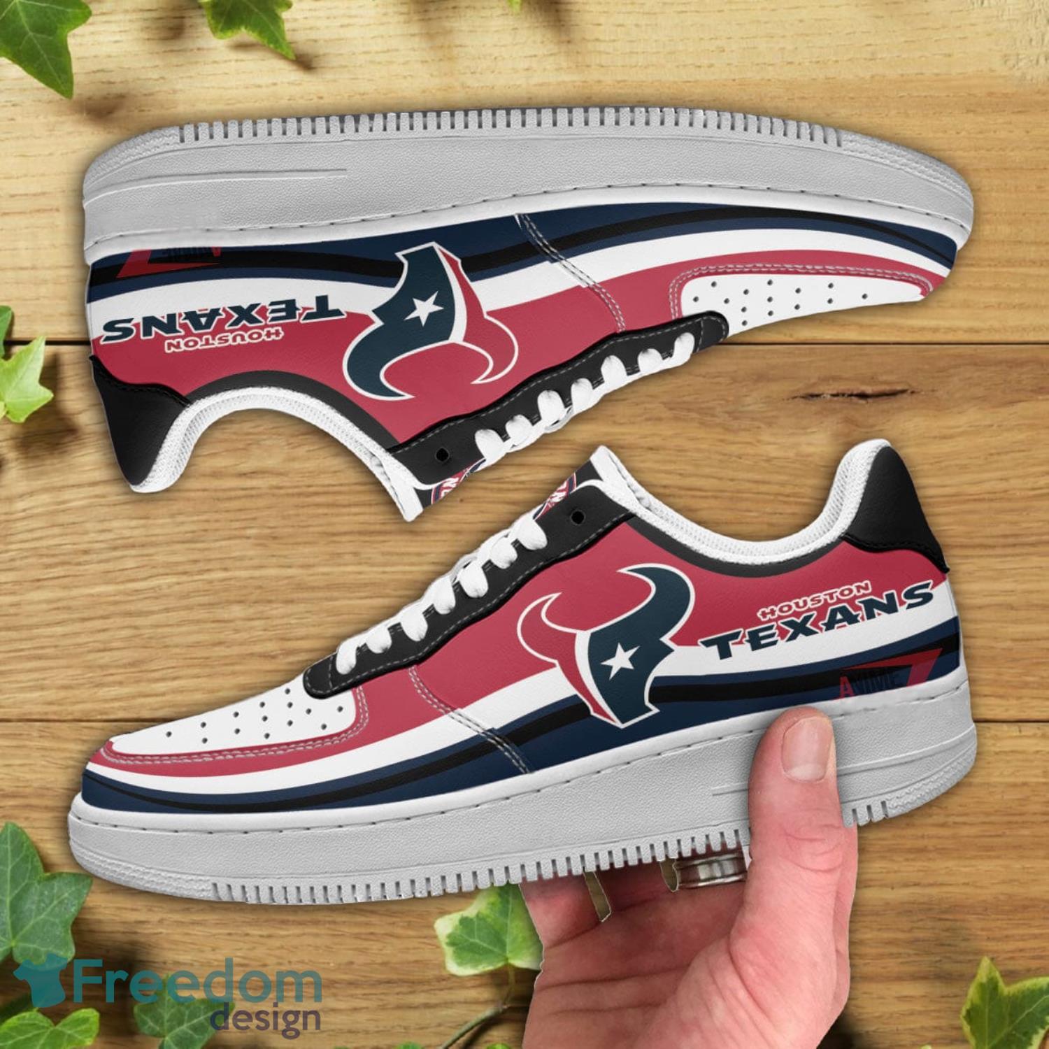 Houston Texans NFL Air Force Shoes Gift For Fans Product Photo 2