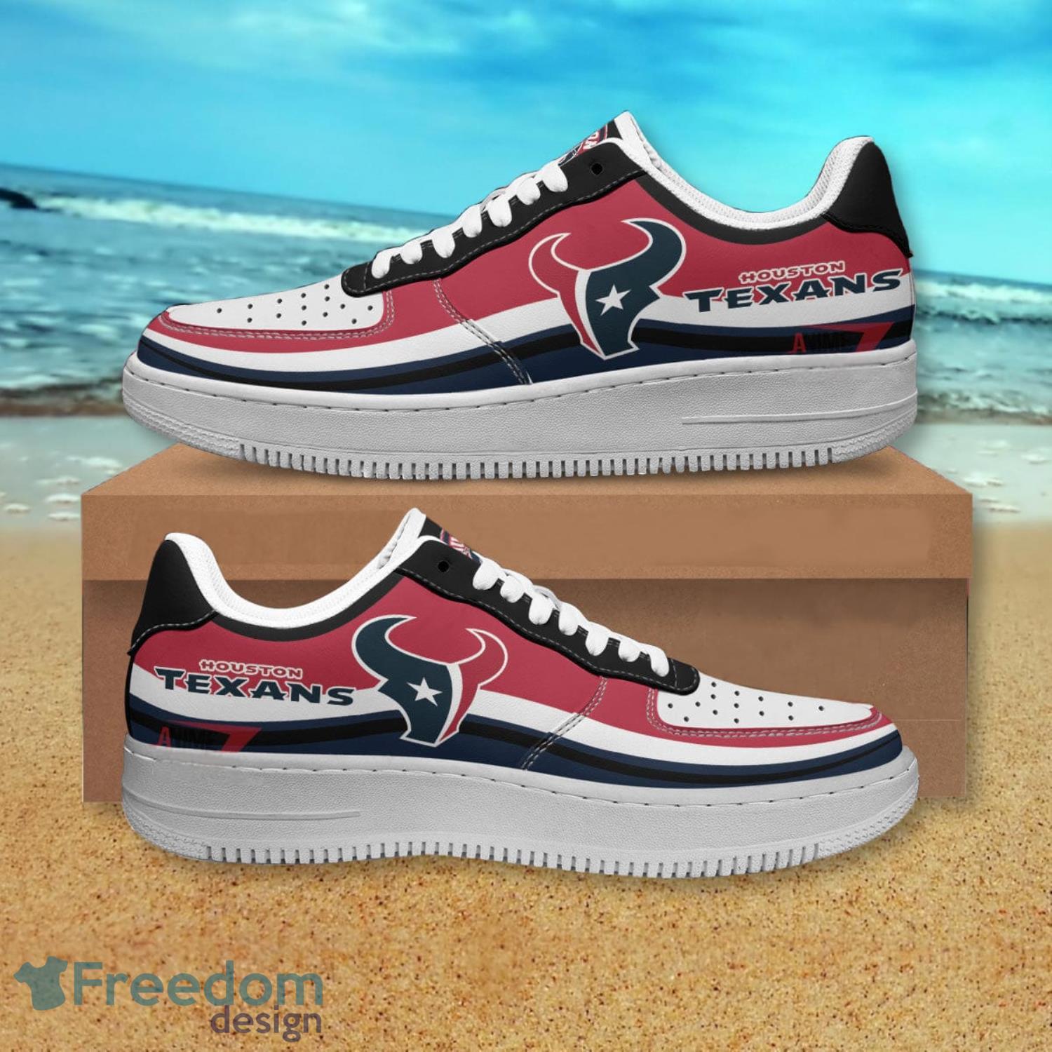 Houston Texans NFL Air Force Shoes Gift For Fans Product Photo 1