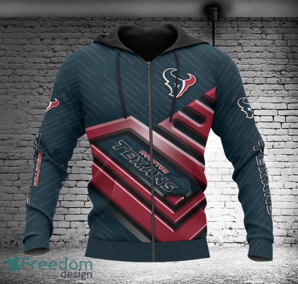 Houston Texans Zip Up Hoodies Full Over Print Product Photo 1