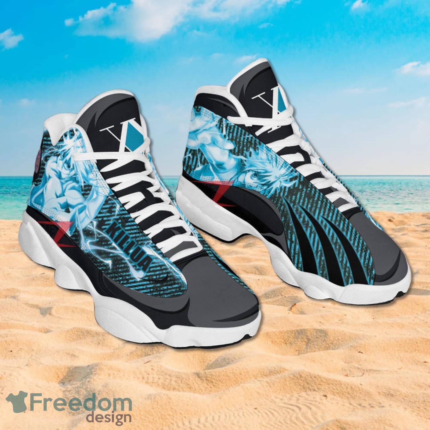 Hunter X Hunter Air Jordan 13 Sneakers Custom Anime Zoldyck Killua Shoes Product Photo 2