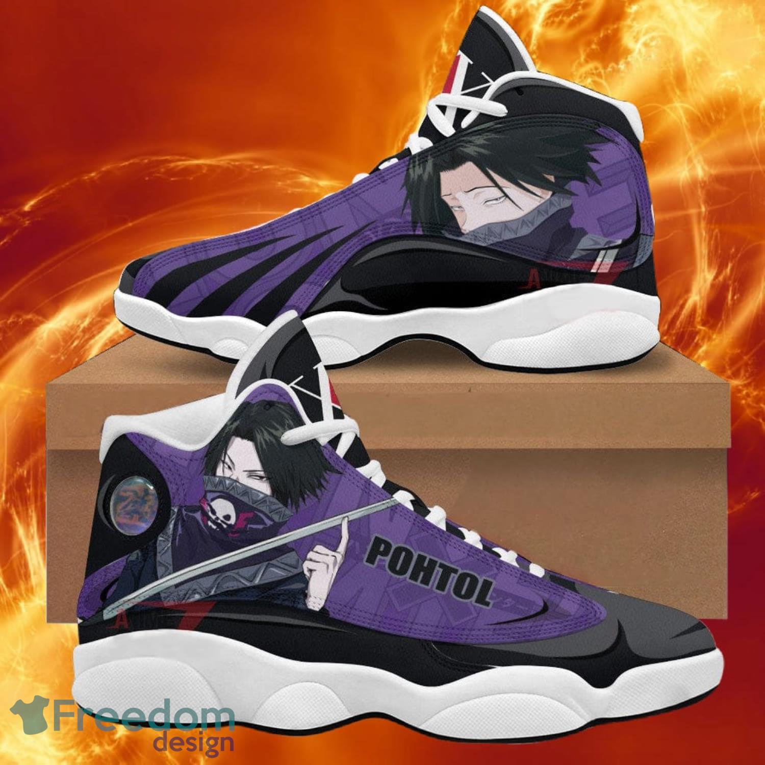 Hunter X Hunter Air Jordan 13 Sneakers Custom Feitan Pohtoh Anime Shoes Product Photo 1