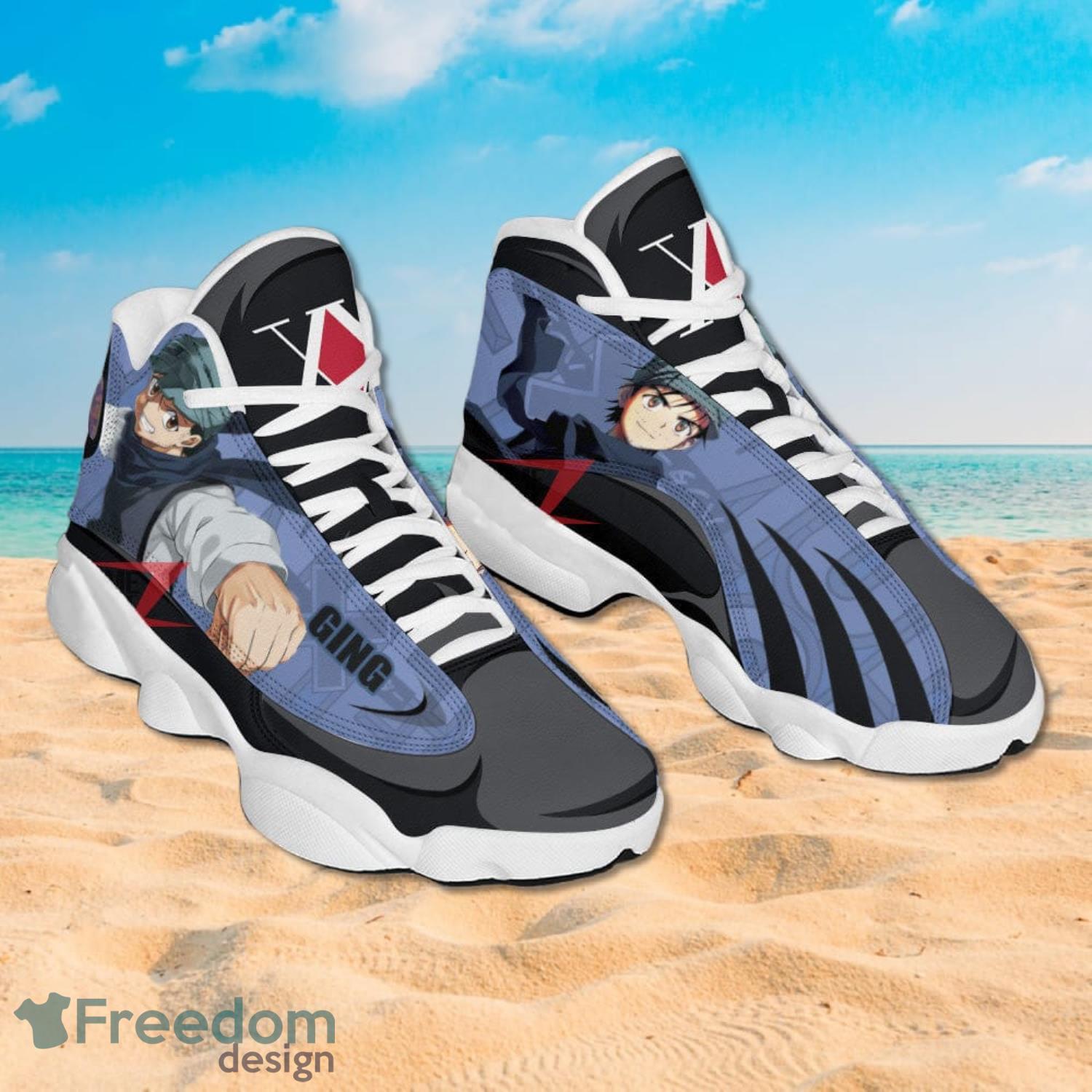 Hunter X Hunter Air Jordan 13 Sneakers Custom Ging Freecss Anime Shoes Product Photo 2