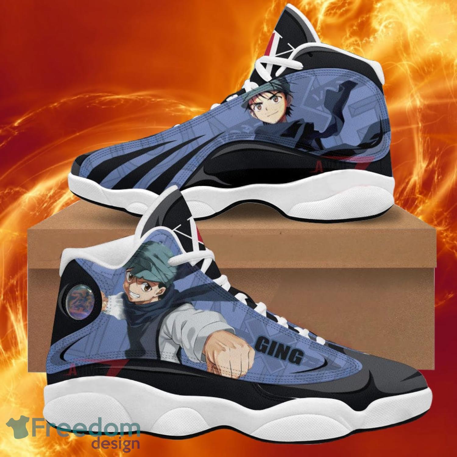 Hunter X Hunter Air Jordan 13 Sneakers Custom Ging Freecss Anime Shoes Product Photo 1