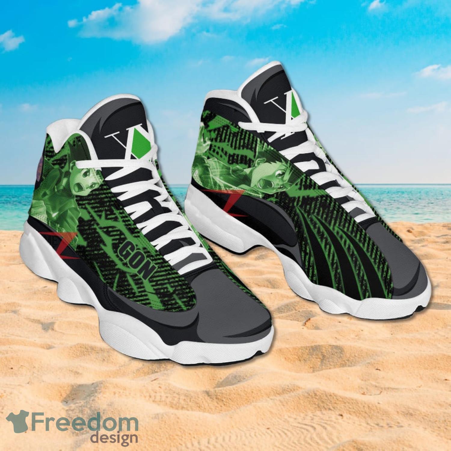 Hunter X Hunter Air Jordan 13 Sneakers Custom Gon Freecss Anime Shoes Product Photo 2