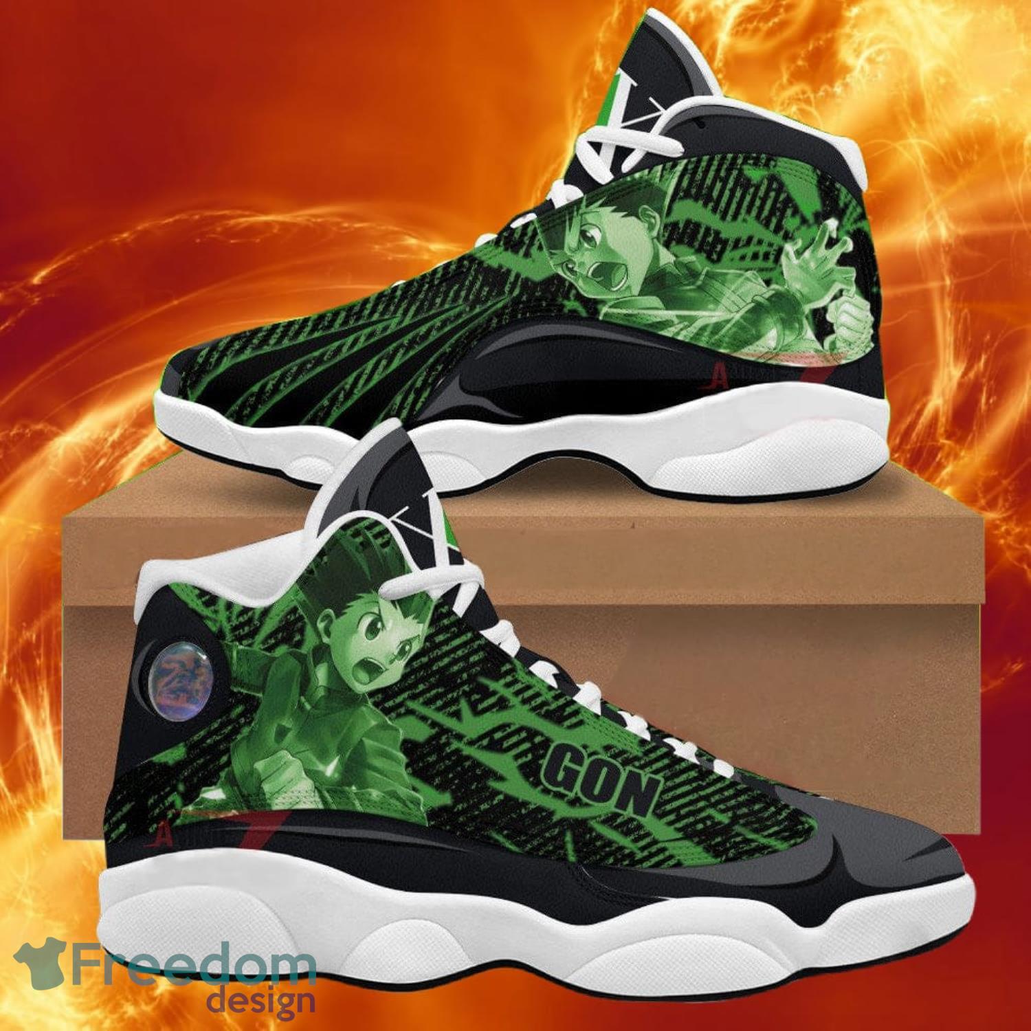 Hunter X Hunter Air Jordan 13 Sneakers Custom Gon Freecss Anime Shoes Product Photo 1