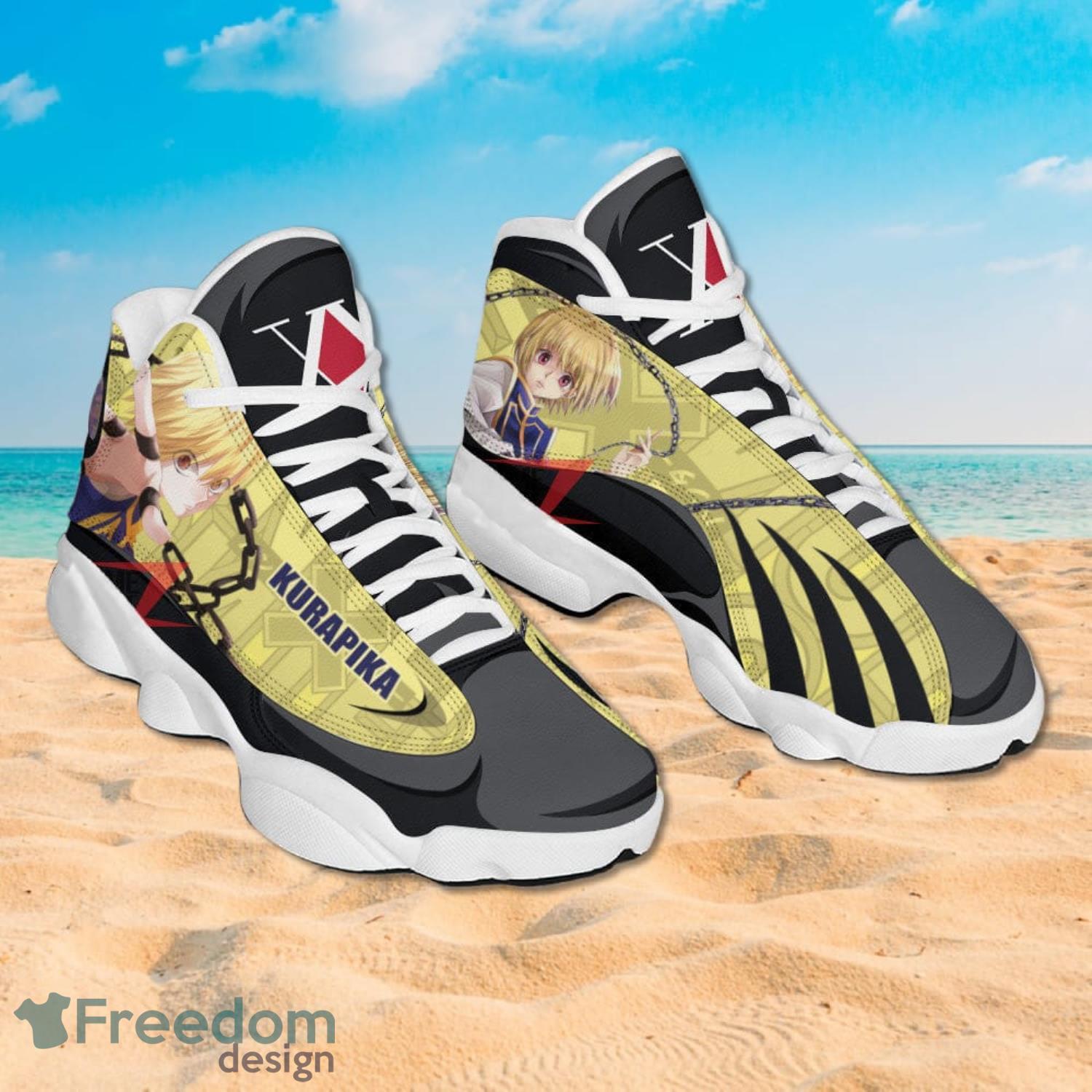 Hunter X Hunter Air Jordan 13 Sneakers Custom Kurapika Kurta Anime Shoes Product Photo 2