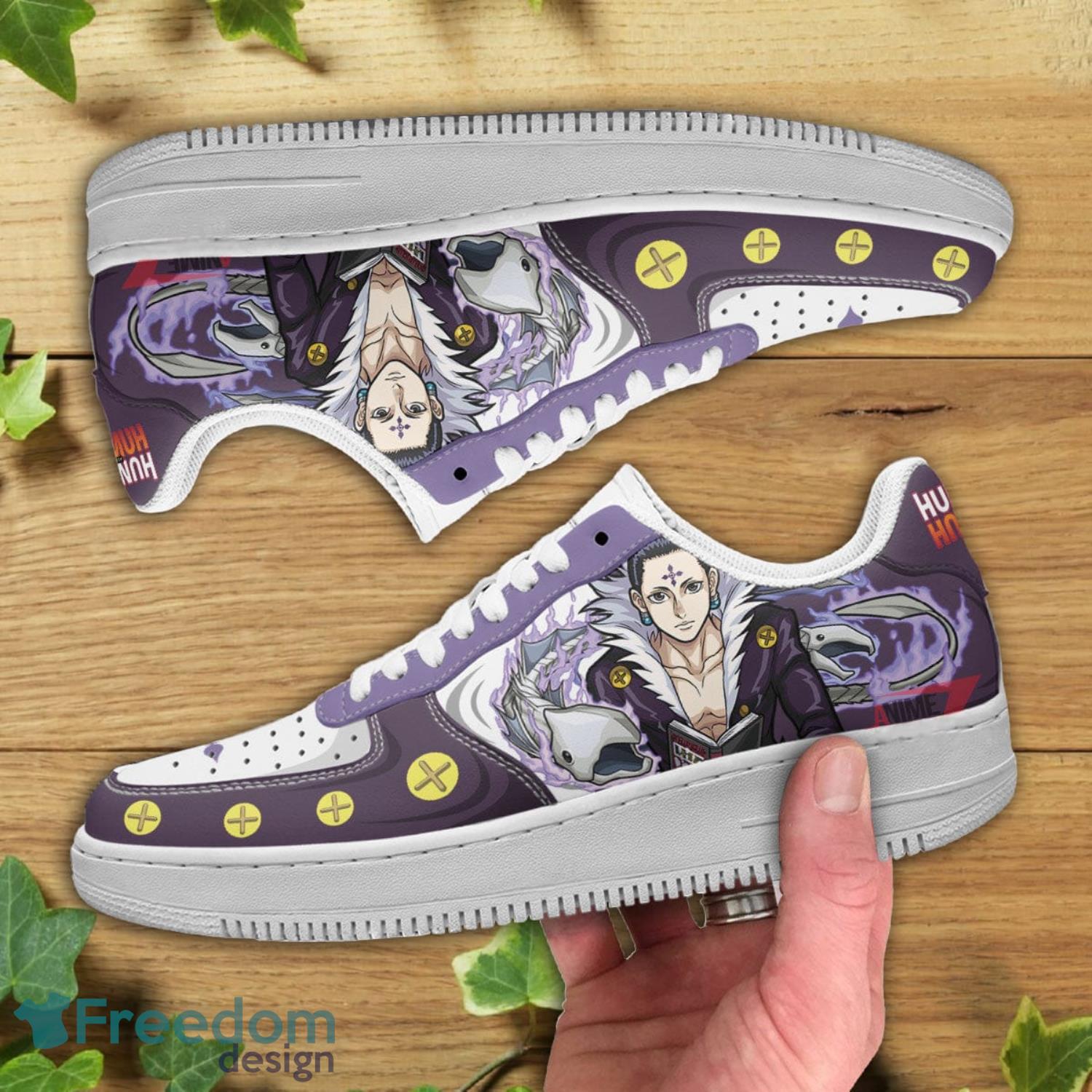 Hunter X Hunter Chrollo Lucilfer Air Force Shoes Gift For Animes Fans Product Photo 2