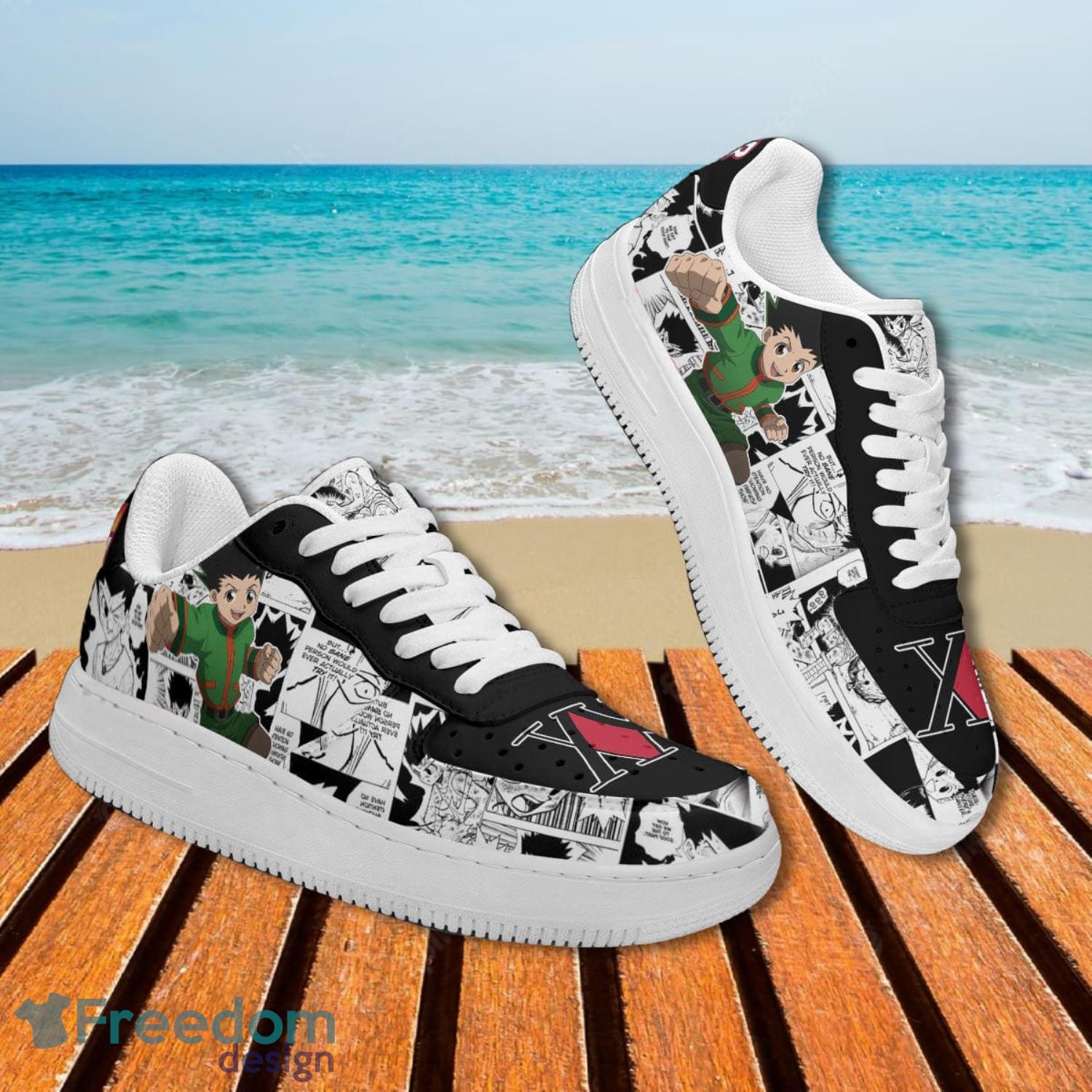 Hunter X Hunter Gon Freecss Air Force Shoes Gift For Animes Fans Product Photo 2