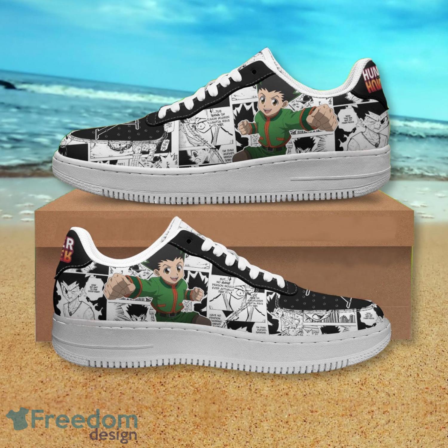 Hunter X Hunter Gon Freecss Air Force Shoes Gift For Anime's Fans Product Photo 1