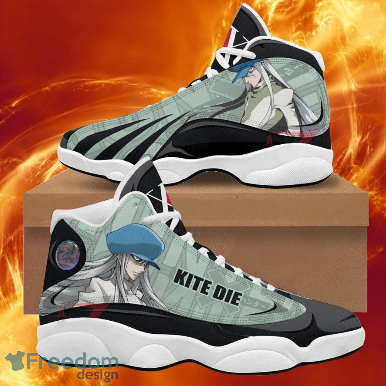 Hunter X Hunter Kite Die Air Jordan 13 Sneakers Anime Shoes Gift For Fans Product Photo 1