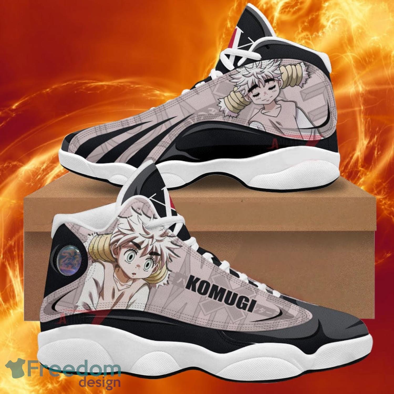 Hunter X Hunter Komugi Air Jordan 13 Sneakers Anime Shoes Gift For Fans Product Photo 1