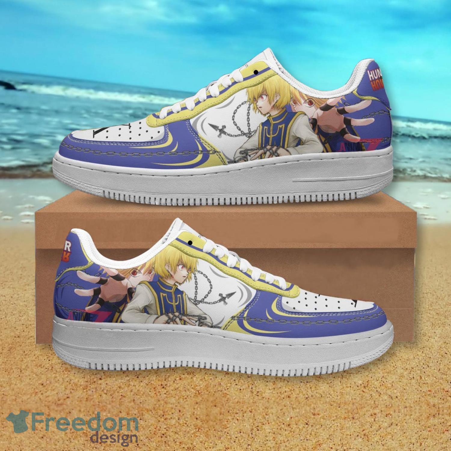 Hunter X Hunter Kurapika Kurta Morow Air Force Shoes Gift For Anime's Fans Product Photo 1