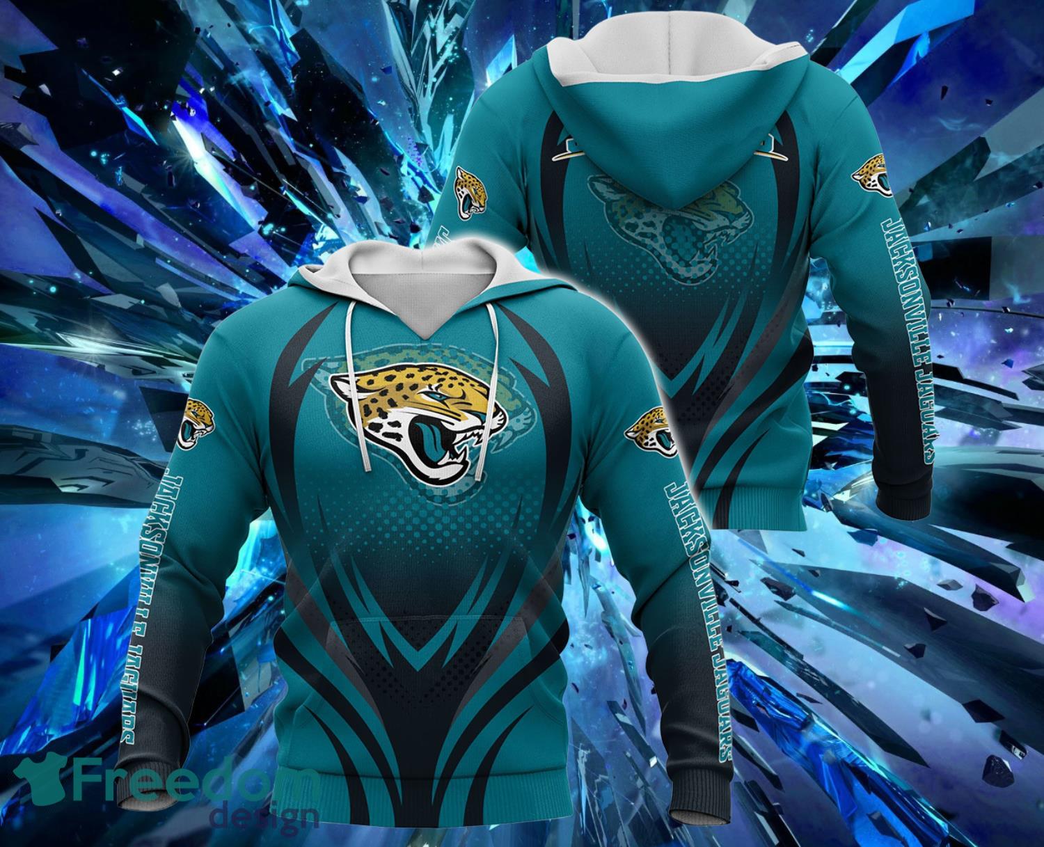 Jacksonville Jaguars Hoodies Full Over Print Product Photo 1