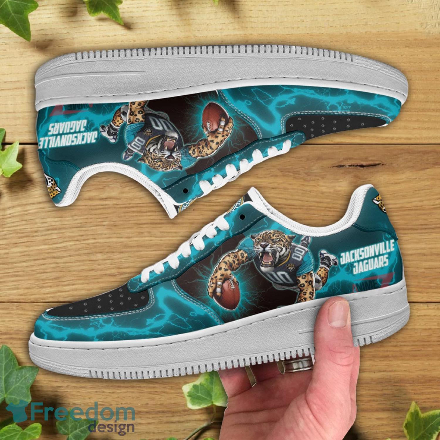 Jacksonville Jaguars NFL Air Force Shoes Gift For Fans Product Photo 2