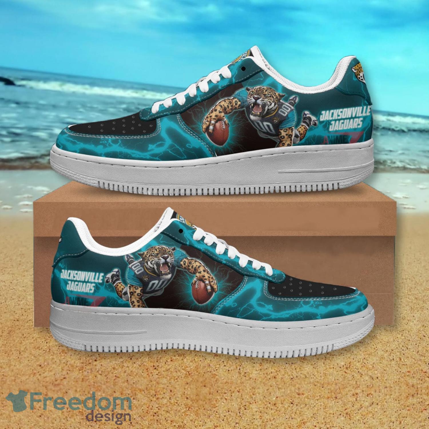 Jacksonville Jaguars NFL Air Force Shoes Gift For Fans Product Photo 1