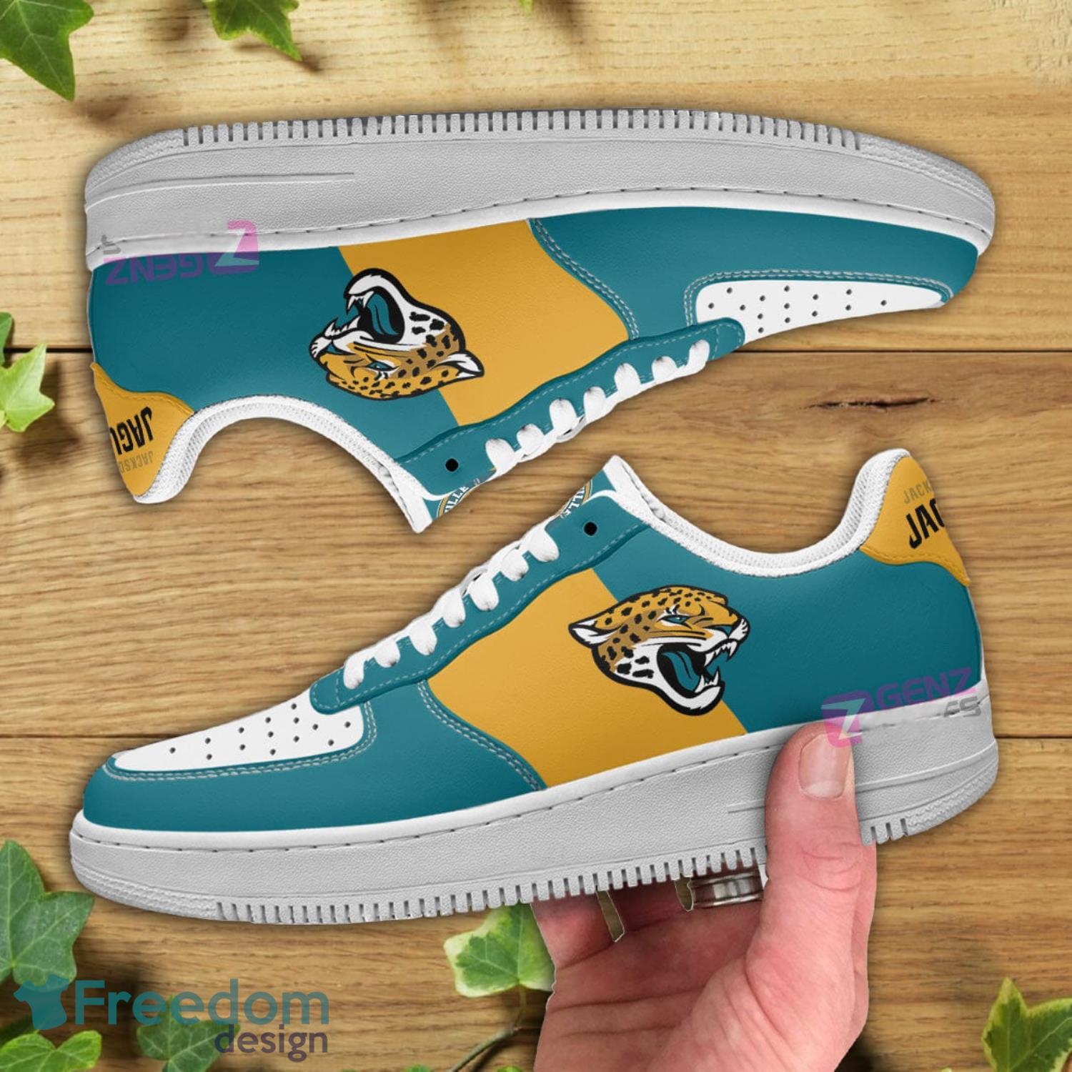 Jacksonville Jaguars NFL Logo Air Force Shoes Gift For Fans Product Photo 2