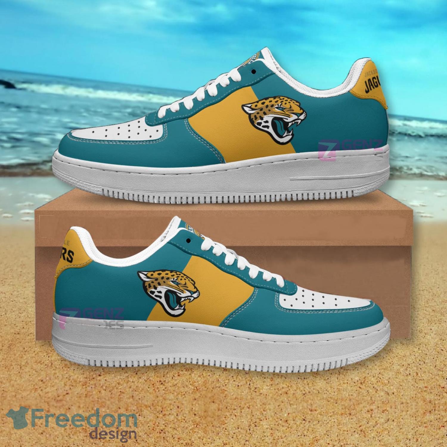 Jacksonville Jaguars NFL Logo Air Force Shoes Gift For Fans Product Photo 1