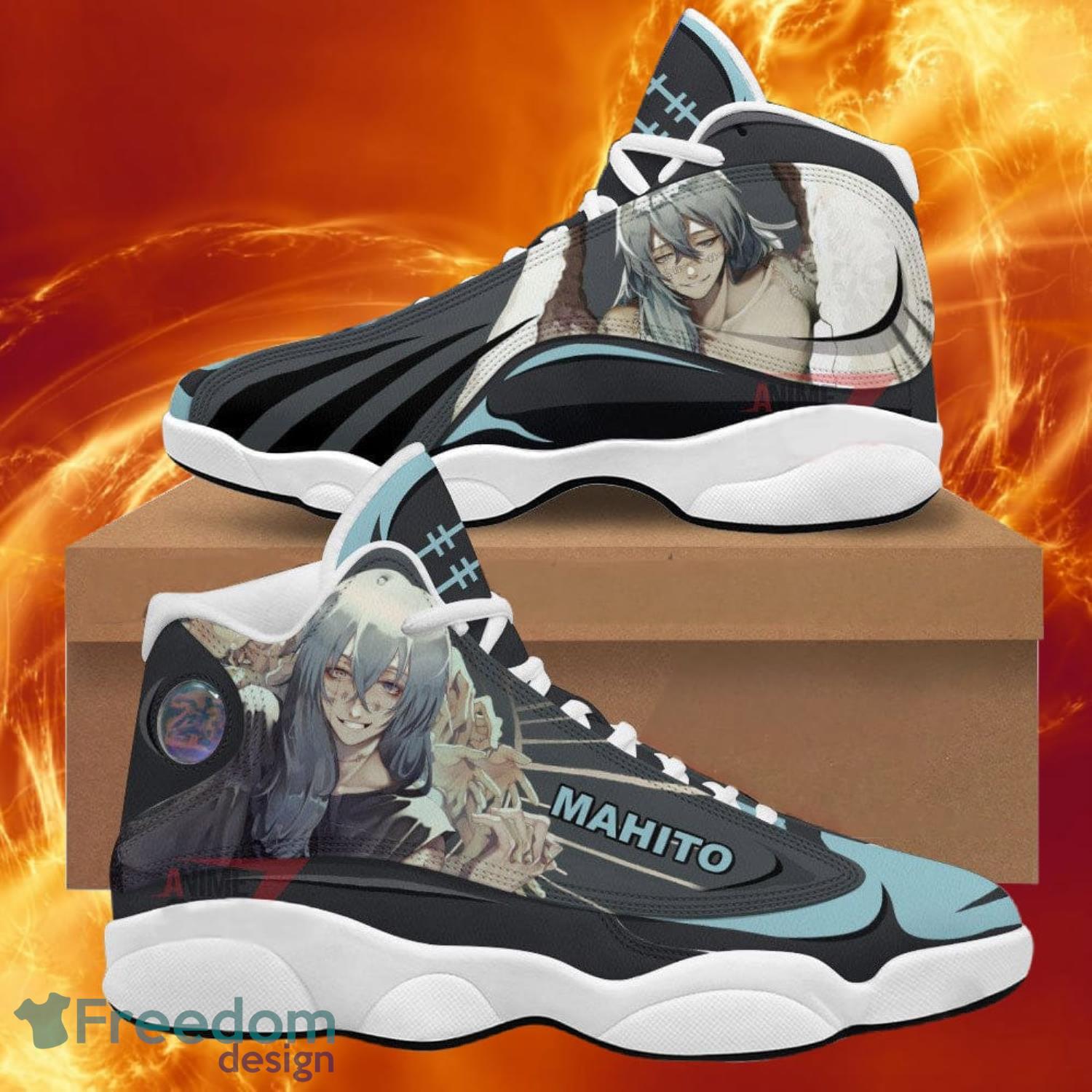 Jujutsu Kaisen Mahito Air Jordan 13 Anime Shoes Gift For Fans Product Photo 1