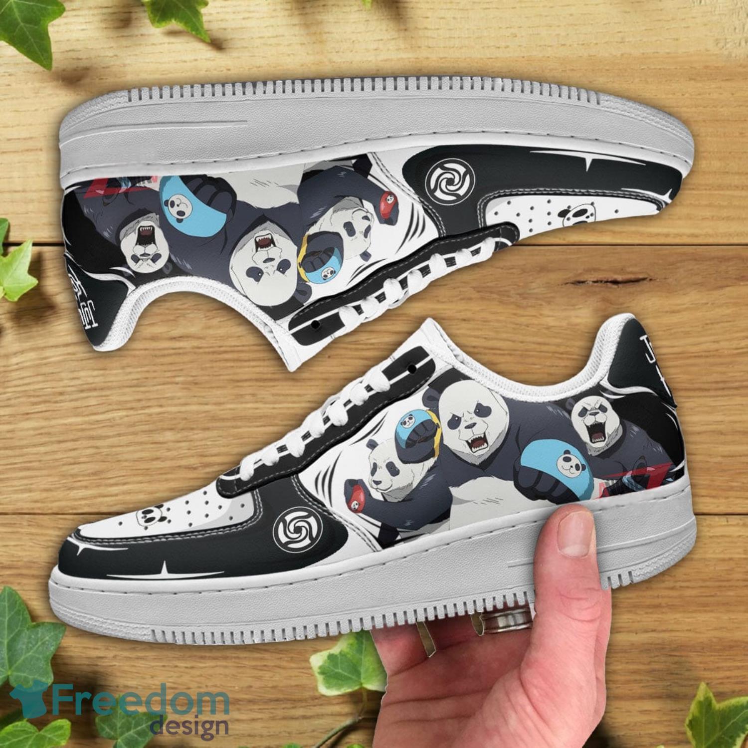 Jujutsu Kaisen Panda Air Force Shoes Gift For Animes Fans Product Photo 2